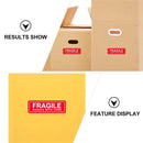 150/500pcs Fragile Label Stickers Handle With Care Moving Stickers (Red)