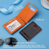 RFID Credit Card Holder Men Wallets Money Clip Luxury Slim Thin Mini Wallet Male Small Short Purse Minimalist Billfold Wallet