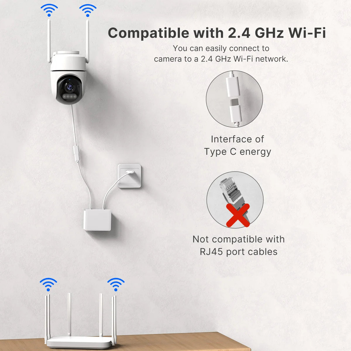 WONSDAR 2pcs PTZ Camera Outdoor IP Camera Video Surveillance WiFi Camera Home Security Protection Motion Detection Alarm iCsee
