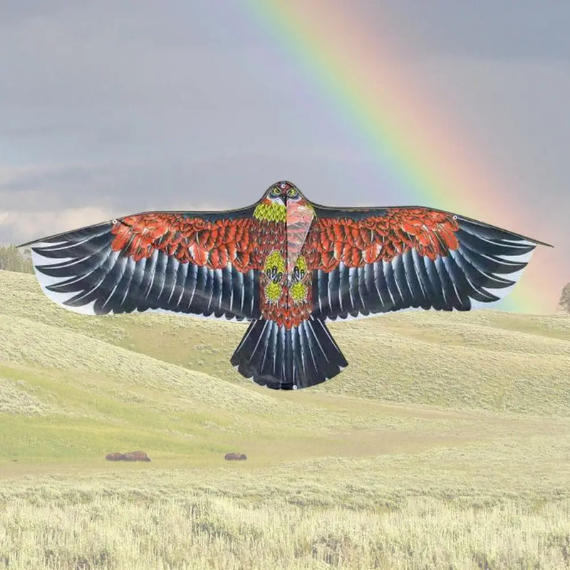 Eagle Kite Line para crianças, pipas grandes voando, esportes ao ar livre, brinquedo DIY, presente para viagens em família, jardim, 30 m, 1.1m