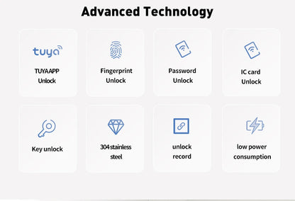 RAYKUBE V1 Adjustable TT Lock/ Tuya Bluetooth Smart Fingerprint Digital Cylinder Lock with APP/Password/RFID Card/Key  unlock