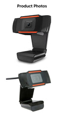 Elough 1080P HD Webcam With Built-in Microphone USB Camera For PC Laptop Video Recording Conferencing Network Camera Tripod