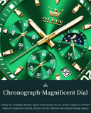 OLEVS Watch Men Top Brand Luxury Gold Quartz Military Watches Waterproof Date Luminous Stainless Steel Chronograph Clock Reloj