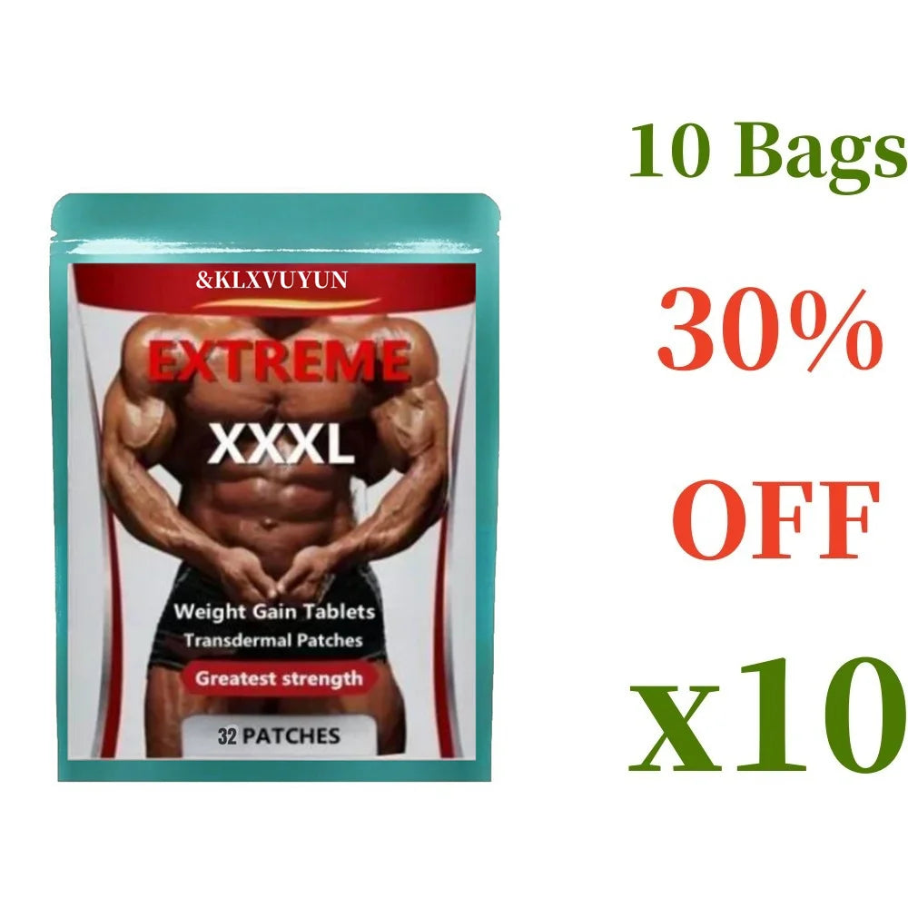 Anabolic Weight Gain Tablets Transdermal Patches - For Quick Muscle Mass Growth - Maximum strength
