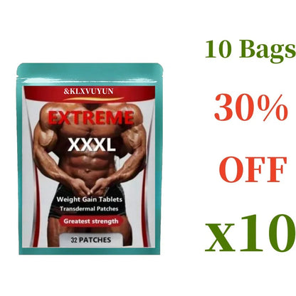 Anabolic Weight Gain Tablets Transdermal Patches - For Quick Muscle Mass Growth - Maximum strength