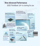 [New arrivals!!!] Lenovo ThinkBook 14+ 2025 Laptop R7 350 860M / R7 H 260 32G 1TB SSD 14.5'' 3K 120Hz Compact Office Notebook