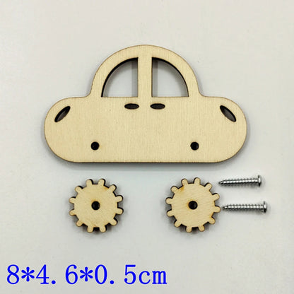 Wooden Busy Board DIY Toy Baby Montessori Sensory Activity Board Accessories For Children Locks Busyboard Parts Educational Toys