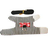 Hamster Small Pet Harness Rabbit Bowtie Striped Star Harness Vest Leash Traction Rope Baby Ferrets Rats Hamster Chest Strap