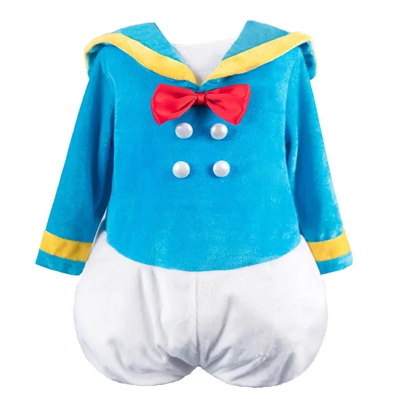 Anime Donald Duck Daisy Cosplay Costumes Boys Girls Prom Wear Kids Birthday Carnival Party Dress Up Stage Prop Cute Kids Clothes