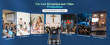 4K/1080P SDI NDI PTZ Camera 10X/20X Optical Zoom, HDMI/USB/POE | IP Live Streaming Camera for Church/Meeting/Broadcast (Youtube)