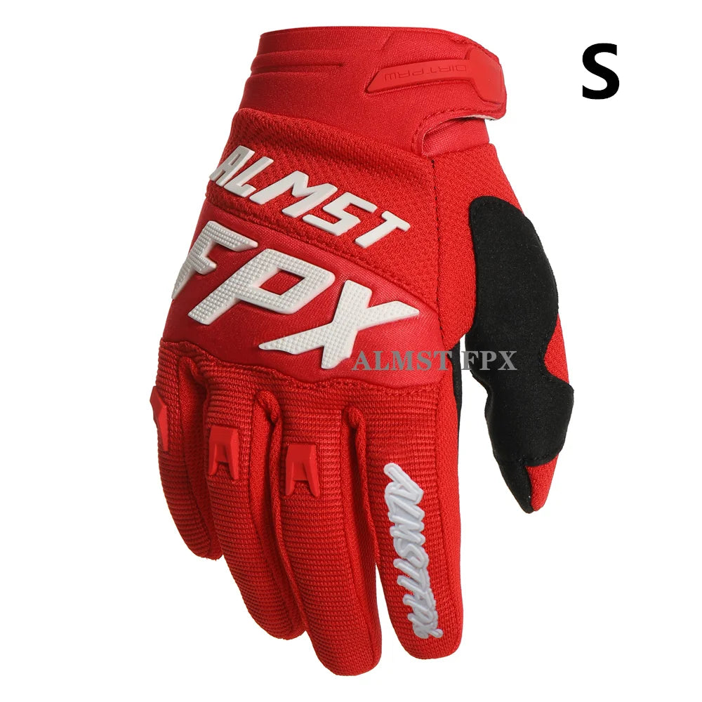 Age 4-12 Years Old Kids Full Finger Balance Bicycle Gloves Off-Road Racing Motorcycle Gloves Mountain Road Bike Children Gloves