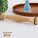Wooden Exercise Roller Sport Injury Gym Body Leg Foot Trigger Point Muscle Roller Sticks Massager For Feet Massage Health Care