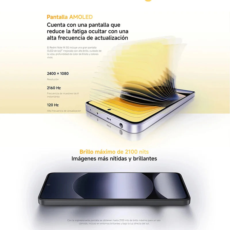 Xiaomi Redmi Note 14 5G NFC, MediaTek Dimensity 7025-Ultra, 108MP Camera, 5110mAh Battery, Charger Not Included