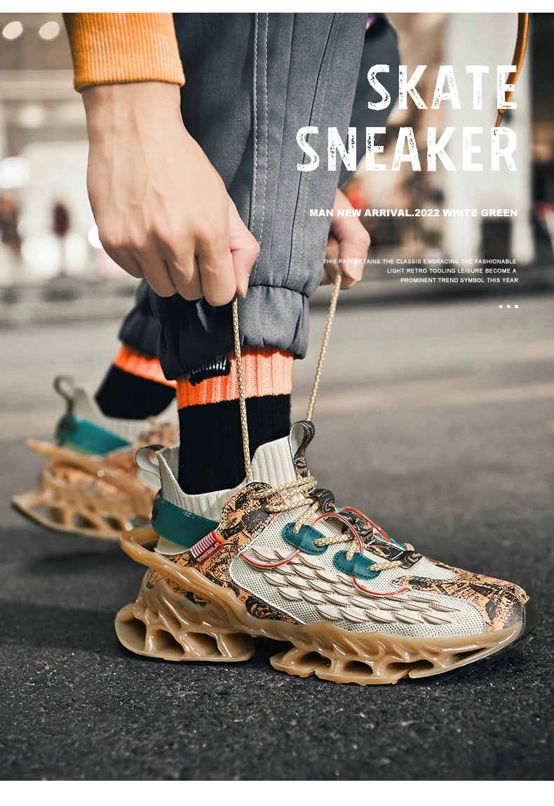 Men's Sneakers Male Casual Shoes Luxury Trainer Race Breathable Fashion Loafers Running Shoes for Men