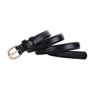 Women's belt genuine leather fashion casual simple everything matching decoration cowhide pants belt white jeans small belt