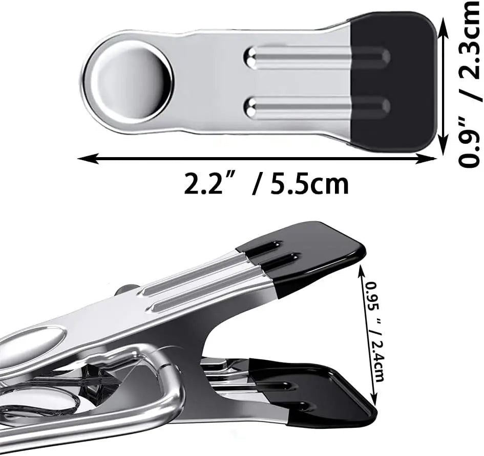 Pinzas resistentes para colgar ropa, pinzas resistentes de acero inoxidable para manualidades, toallas de playa, calcetines de cocina, telas