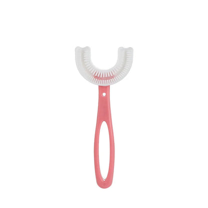 Baby Toothbrush Children 360 Degree U-shaped Child Toothbrush Teethers Baby Brush Silicone Kids Teeth Oral Care Cleaning