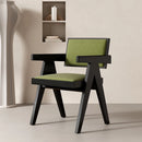 Rattan Nordic Relaxing Design Chair Accent Solid Wood Dining Modern Computer Office Aesthetic Relax Armrest Garden Furniture