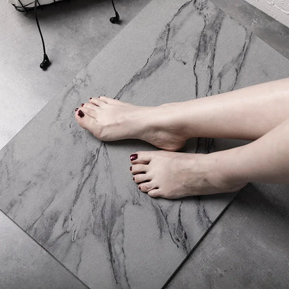 Ultra Non Slip Bath Mat Super Absorbent Bathroom Rug Quick Dry Stone Bathroom Mat 100% Diatomaceous Earth Shower Rug ﻿ 발매트