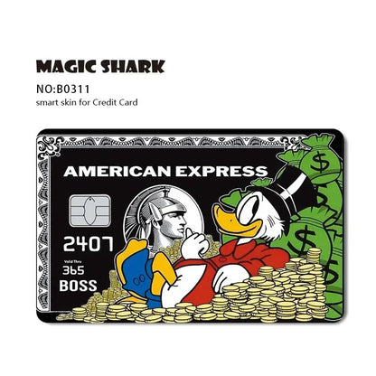 Fashion Matte Gold Silver Black Matte PVC Film Skin Sticker Tape for Bank Credit Debit Card Front Side