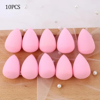 5/10/20Pcs Mini Finger Sponge Puff For Makeup Foundation Powder Detail Face Concealer Cream Blend Cosmetic Sponges Accessories
