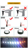 1pcs Eagle Eye LED Car Light Bright Daytime Running Lights DRL For Motorcycle Auto Parking signal Lapms 12v 24v Alloy Shell