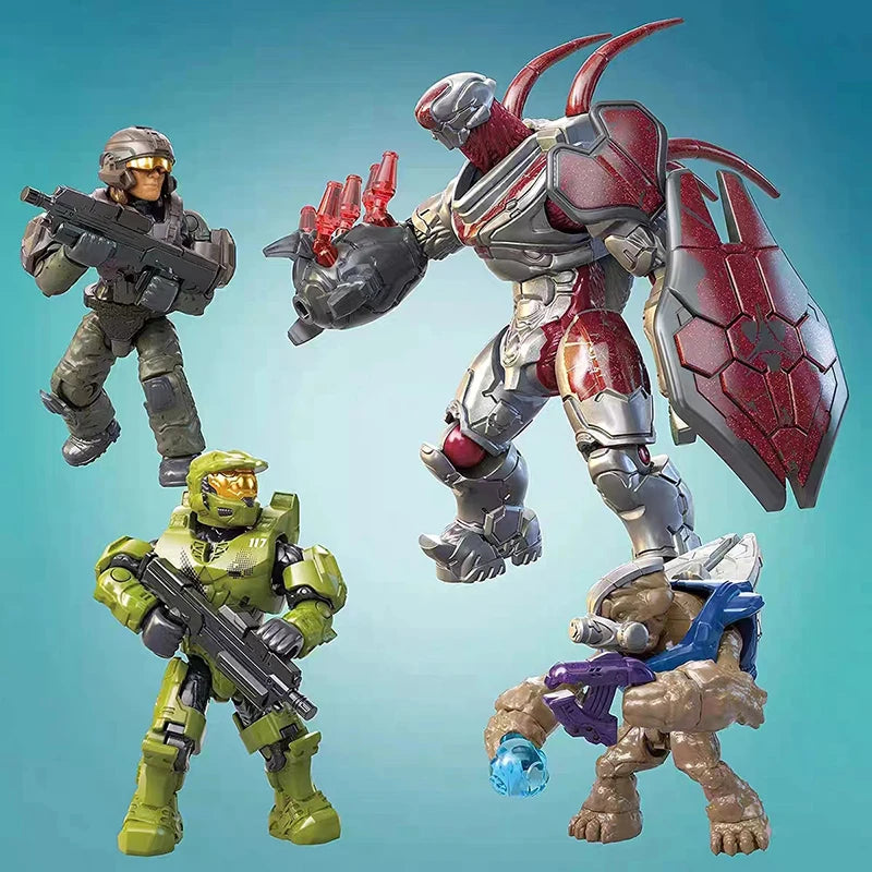 Bloques de construcción técnicos MEGA Construx The Infinity Aura Airship, robots de guerra, modelos de armas, juguetes para niños y adultos, regalo
