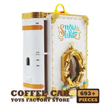 Dream Princess 3D Storybook Building Blocks Books Anime Film MOC Bricks Toys Cute Fairy Tales Model Children Girl Birthday Gifts
