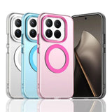 Luxury Matte Candy Magnetic Wireless Charging Transparent Case For Redmi Xiaomi 14T Pro 15T 15TPro For Magsafe Shockproof Cover