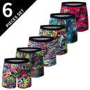 4/5 /10 Pcs Fashionable Men's Long Underwear Casual Boyshort Youth Sports Shorts Comfortable Breathable Stretch Shorts Underwear