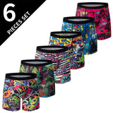 4/5 /10 Pcs Fashionable Men's Long Underwear Casual Boyshort Youth Sports Shorts Comfortable Breathable Stretch Shorts Underwear