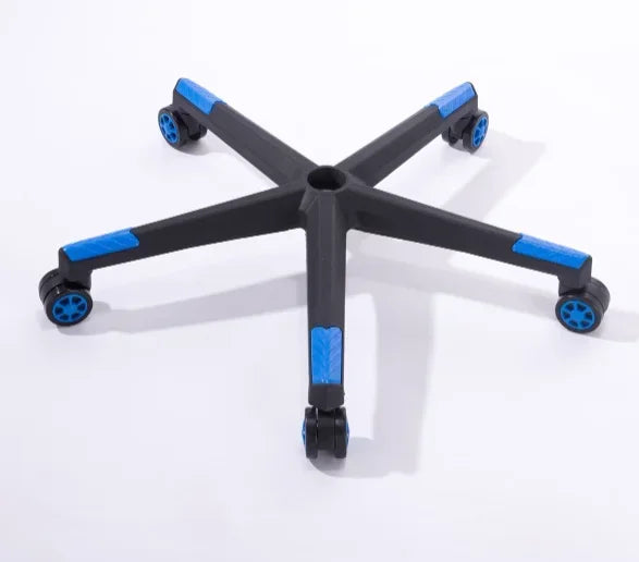 Base giratoria de nailon resistente para silla, base de cinco estrellas con ruedas, repuestos para sillas gaming de oficina, accesorios para muebles de hogar 