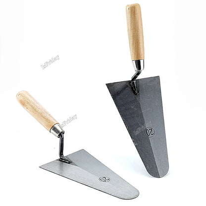 Stainless Steel Trowel Wall Bricklayer Thickened Trowel Tiled Tile Trowel Gray Spoon Putty Knife Trowel Tool