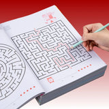 Maze puzzle book: Brain-challenging toy for boys and girls - Maze, logic games, and concentration exercises - Children's gift