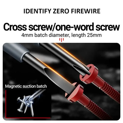 Profession Electrician Screwdriver Zero Line Induction Voltage Test Pen Multifunctional Electricians Screwdrivers Handheld Tools