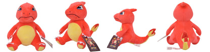Peluche de Pokémon de alta calidad con etiqueta, dibujo animado de Pikachu, Charmander, Squirtle, Bulbasaur, muñeco de peluche, regalo para niños.