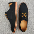 2024 Spring Suede Leather Men's Oxford Casual Shoes Classic Sneakers Comfortable Footwear Dress Shoes Large Size Flats