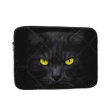 Black Cat Laptop Bag Tablet Notebook Case For Hp Dell Lenovo Computer For Macbook Air Pro Retina 10-17 Sleeve