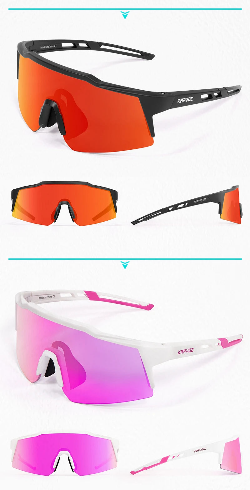 Kapvoe Photochromic Teenager Kids Cycling Sunglasses Sport Bicycle Glasses UV400 Child Goggle Outdoor Boys Girls Running Eyewear