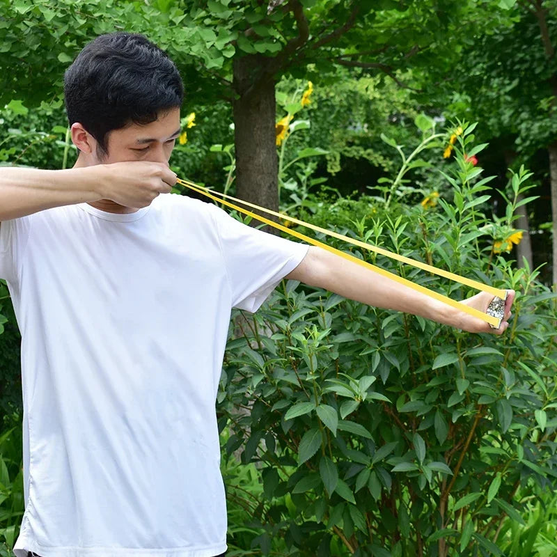 Wild Hunting Precision Shooting Sling Portable Slingshot Four-color Exquisite Slingshot Outdoor Shooting Toy New Fast Press