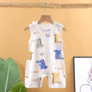 New 2025 Soft and Lightweight Cotton Baby Crawling Clothes for Boys Girls Aged 1-20 Months Children Romper Kids Homewear