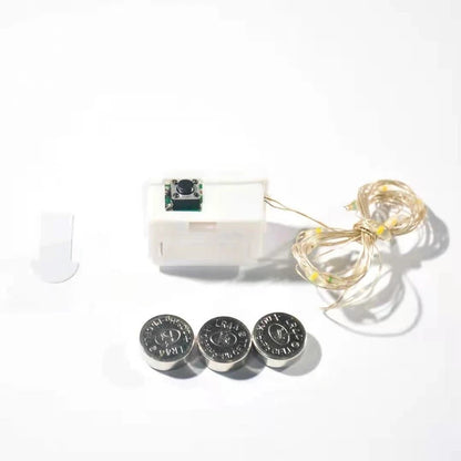 1/5/10pcs Fairy Lights String Button Battery Light Home Decor Living Bedroom Garden Christmas Wedding New Year Ornament Garland