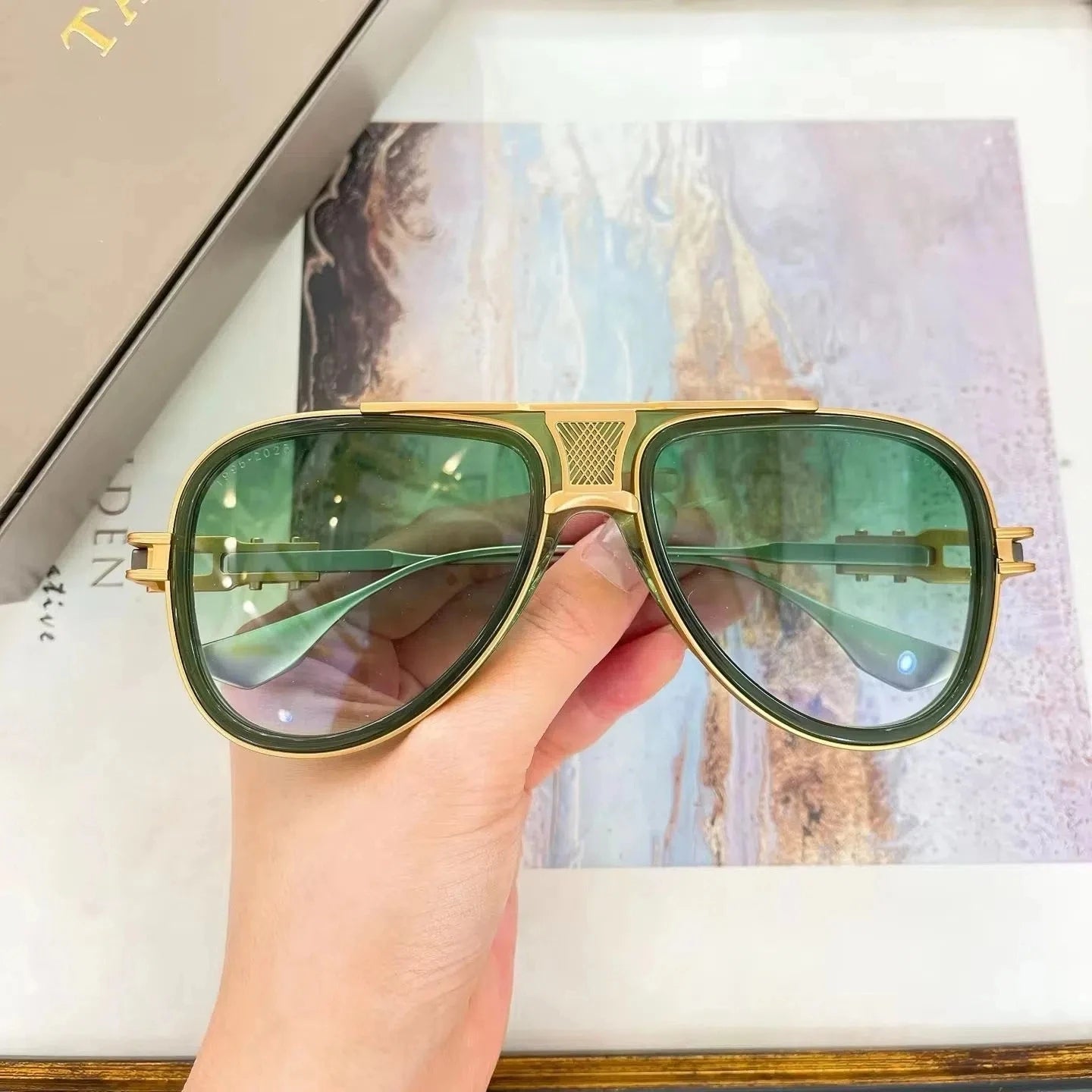 Original Factory For DIYTA DT GRAND-DECADE DTS460-A With Brand Box Polarized Gradient Driving Anti-Glare Men Women Sunglasses