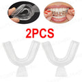 2-8pcs Anti Snoring Bruxism Sleeping Mouth Guard Tray Stop Teeth Grinding Sleep Aid Night Guard Gum Shield Mouth Health Care 