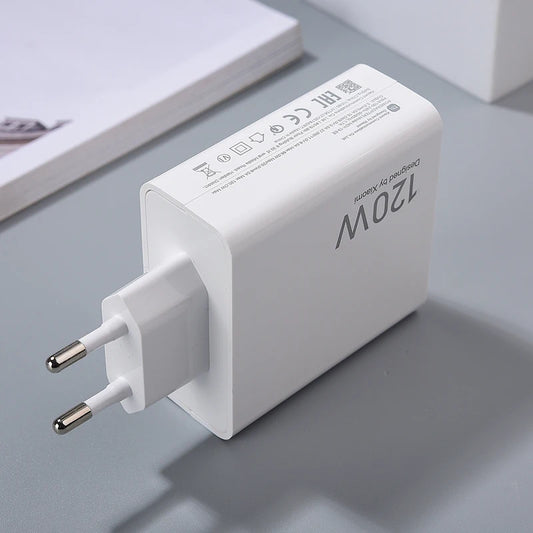 Xiaomi Original Charger Turbo Fast Charge 120W EU Hypercharge Gan Adapter For Mi 15 14T 13T Pro Redmi K80 K70E K60E Type C Cable