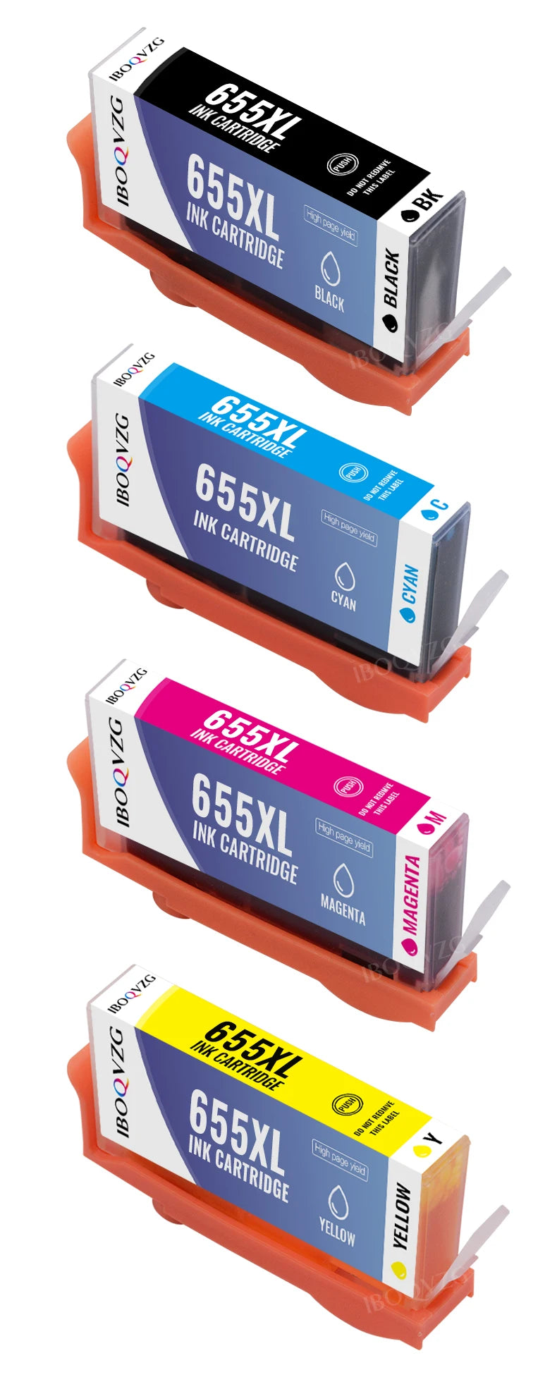 IBOQVZG 655XL New Ink Cartridge For HP 655XL Compatible For HP655  Deskjet Ink Advantage 3525 4615 4625 5525 6525 Printer