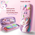 3D Pencil Case EVA Stationery Box School Supplies Pink Unicorn Pen Bag Ruler Storage Eraser Holder Pouch Rabbit Organizer INS A