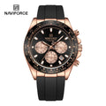 NAVIFORCE Luxury Men's Watch Waterproof Sports Quartz Clock Silicone Strap Chronograph Luminous Wristwatches Relogio Masculino