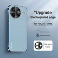 For Xiaomi POCO F7 Ultra Case Hard AG Matte Plating Lens Protective Back Cover Cases For Xiaomi POCO F7 F6 F5 Pro Phone Shell