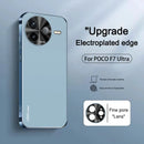 For Xiaomi POCO F7 Ultra Case Hard AG Matte Plating Lens Protective Back Cover Cases For Xiaomi POCO F7 F6 F5 Pro Phone Shell